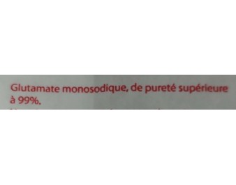 MONOSODIUM DE GLUTAMATE