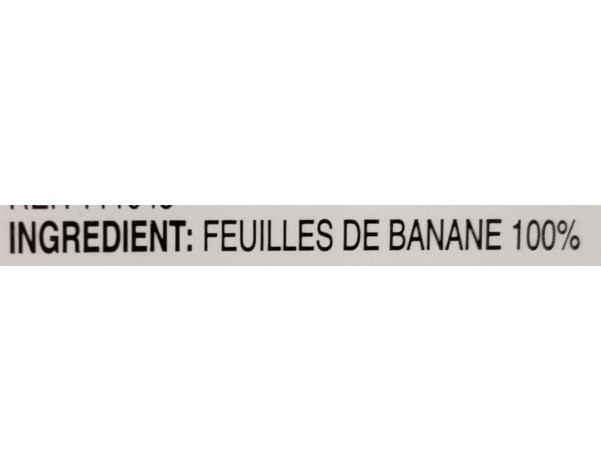 FEUILLE DE BANANE ****