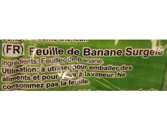 FEUILLE DE BANANE ****