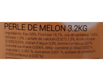 PERLE DE FRUIT MELON BUBBLE TEA