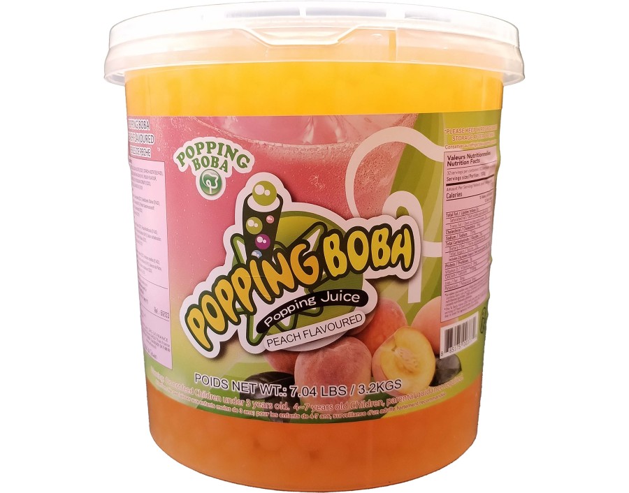 PERLE DE FRUIT PECHE BUBBLE TEA