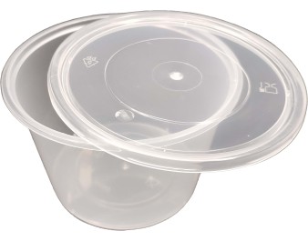 POT EN PLASTIQUE AVEC COUVERCLE 120 X 40 MM 50 P.