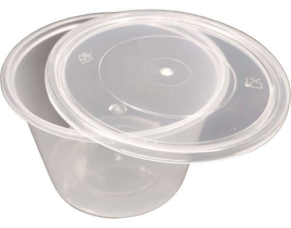 POT EN PLASTIQUE AVEC COUVERCLE 120 X 40 MM 50 P.