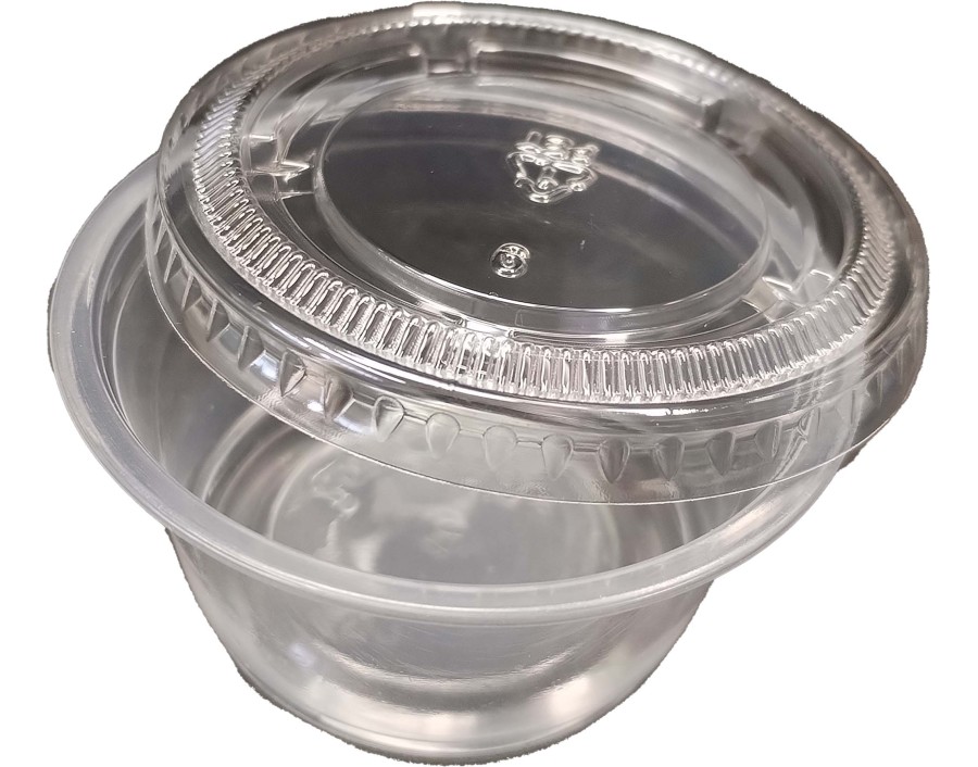 POT EN PLASTIQUE AVEC COUVERCLE 60 X 30 MM 100 P.
