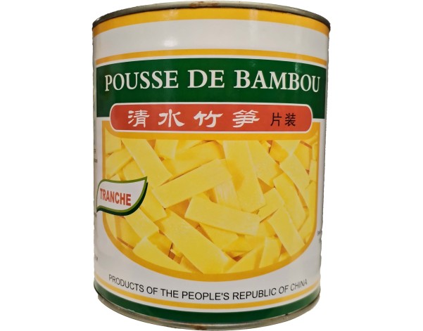 POUSSES DE BAMBOU EN LAMELLES AU NATUREL