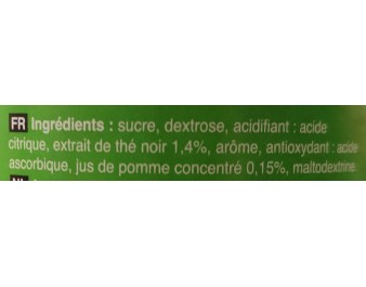PREPARATION POUR BOISSON A LA POMME