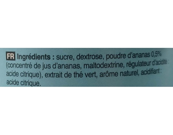 PREPARATION POUR BOISSON ANANAS COCO