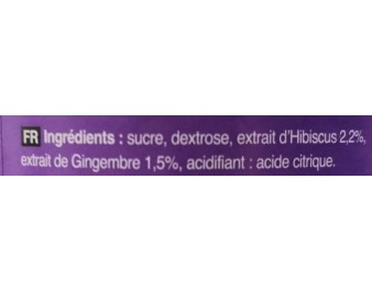 PREPARATION POUR BOISSON AU GINGEMBRE BISSAP
