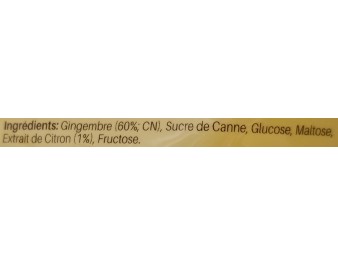 PREPARATION POUR BOISSON AU GINGEMBRE ET CITRON