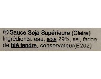 SAUCE DE SOJA