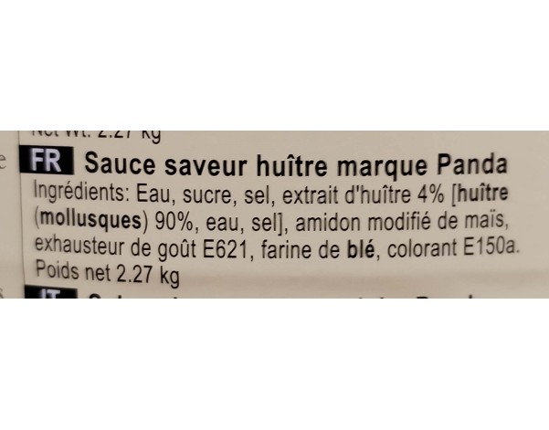 SAUCE HUITRE
