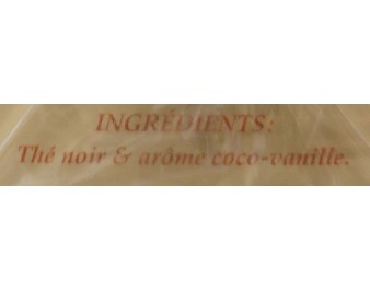 THE A LA VANILLE ET NOIX DE COCO 25 P.