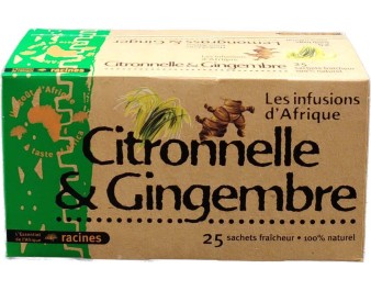 TISANE A LA CITRONNELLE ET GINGEMBRE 25 P.