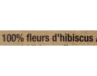 TISANE AU BISSAP / HIBISCUS ROUGE 25 P.