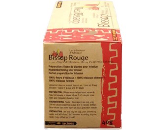 TISANE AU BISSAP / HIBISCUS ROUGE 25 P.