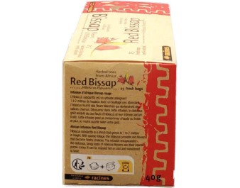TISANE AU BISSAP / HIBISCUS ROUGE 25 P.