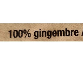 TISANE AU GINGEMBRE 20 P.