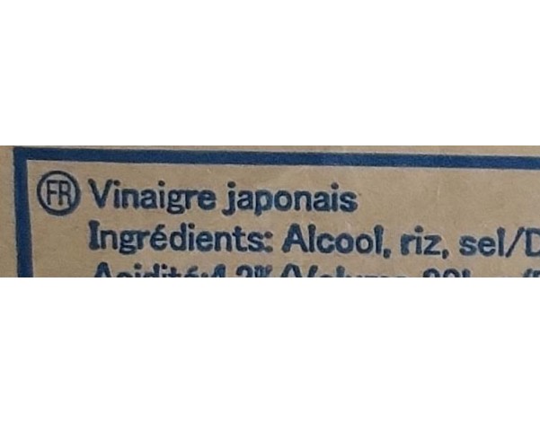 VINAIGRE DE RIZ