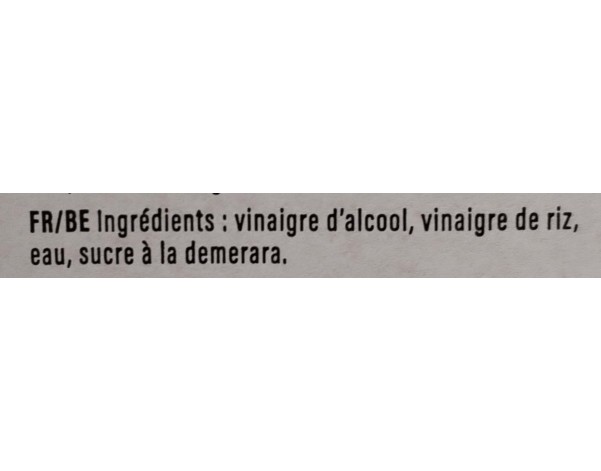 VINAIGRE DE RIZ A SUSHI (SUSHISU)