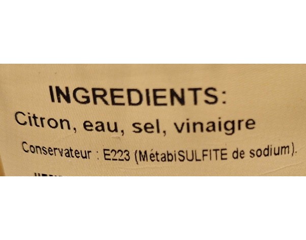 CITRON CONFIT