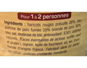 HARICOT ROUGE AU BOUCANE