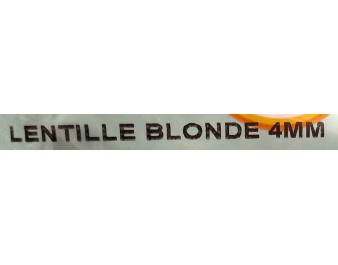 LENTILLE BLONDE SECHEE
