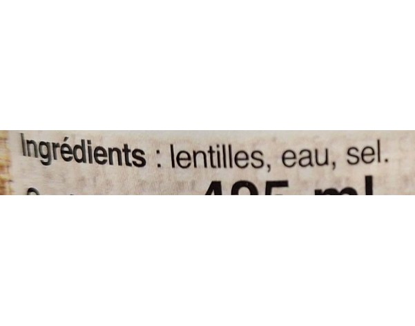 LENTILLE NATURE