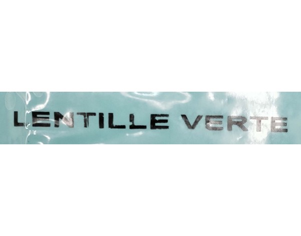 LENTILLE VERTE SECHEE