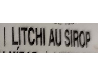 LYCHEE AU SIROP