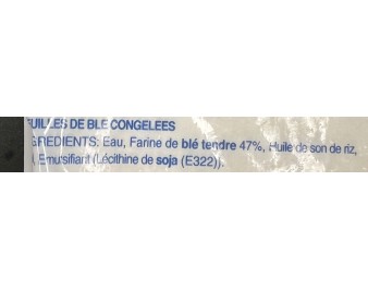 GALETTE DE BLE 215 X 215 MM 40 P. ****