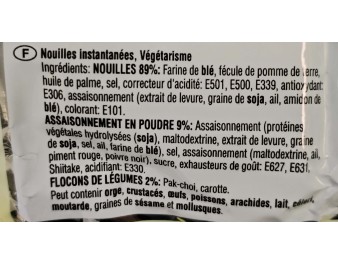 NOUILLE AROME LEGUMES