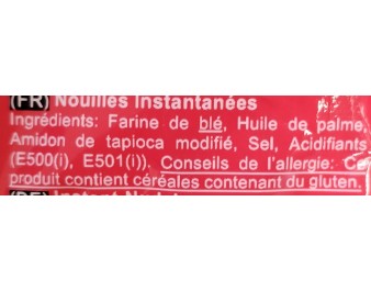 NOUILLE AU BLE 6 P.