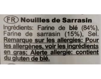 NOUILLE AU BLE SOBA