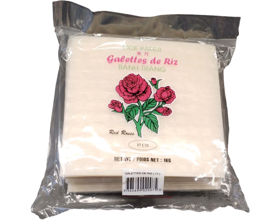 GALETTE DE RIZ 17 CM CARRE