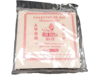 GALETTE DE RIZ 19 CM CARRE