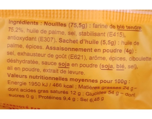NOUILLES AU BOEUF