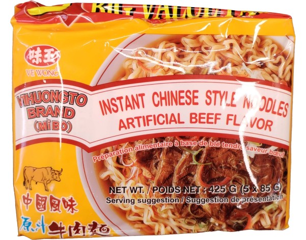 NOUILLES AU BOEUF X 5 P.