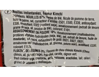 NOUILLES AU KIMCHI