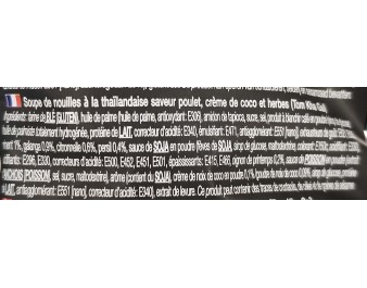 NOUILLES AU POULET TOM KHA GAI