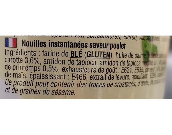 NOUILLES AU POULET