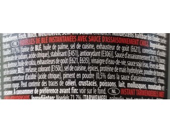NOUILLES YAKISOBA EPICE