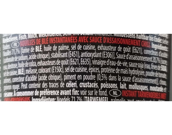 NOUILLES YAKISOBA EPICE