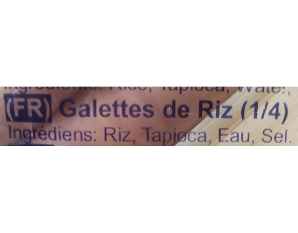 GALETTE DE RIZ TRIANGLE