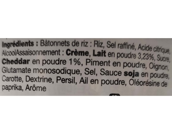 PATE DE RIZ TOPOKKI FROMAGE