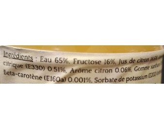 PERLES DE FRUIT CITRON