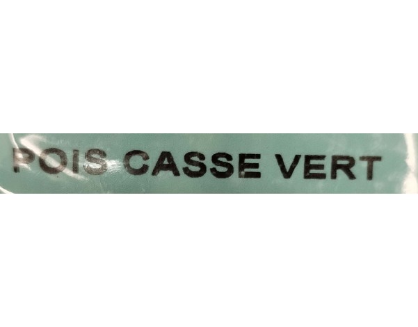 POIS VERT CASSE SECHE