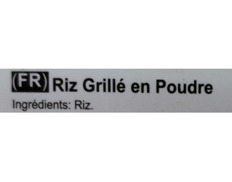 RIZ GLUANT GRILLE MOULU