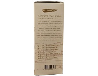 RIZ GLUANT NOIR GRAINS LONGS
