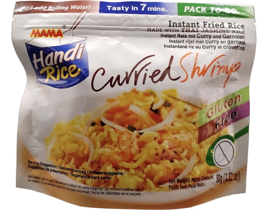 RIZ INSTANTANE AU CURRY ET CREVETTE