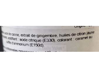 SODA GINGEMBRE